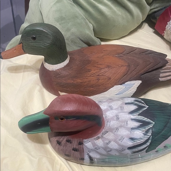 Antique Other - Pair of Antique Wooden Duck Decoys